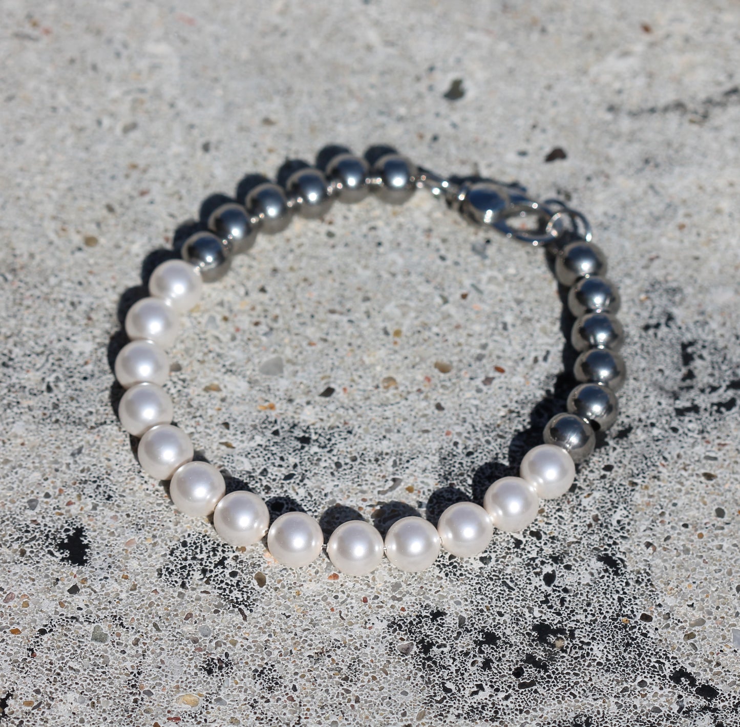 Steel Bead Bracelet