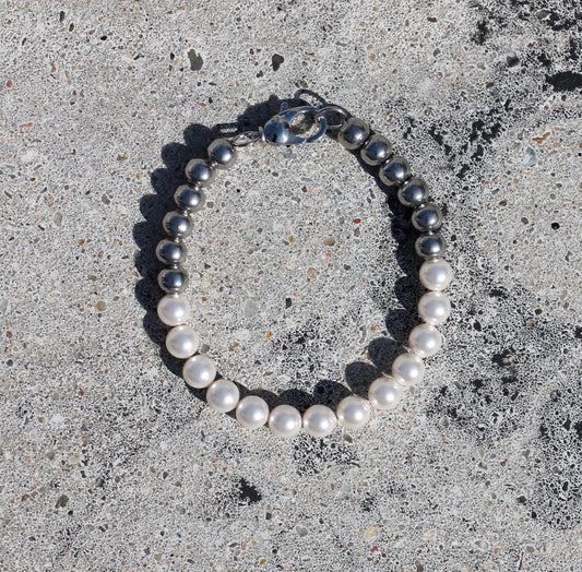 Steel Bead Bracelet