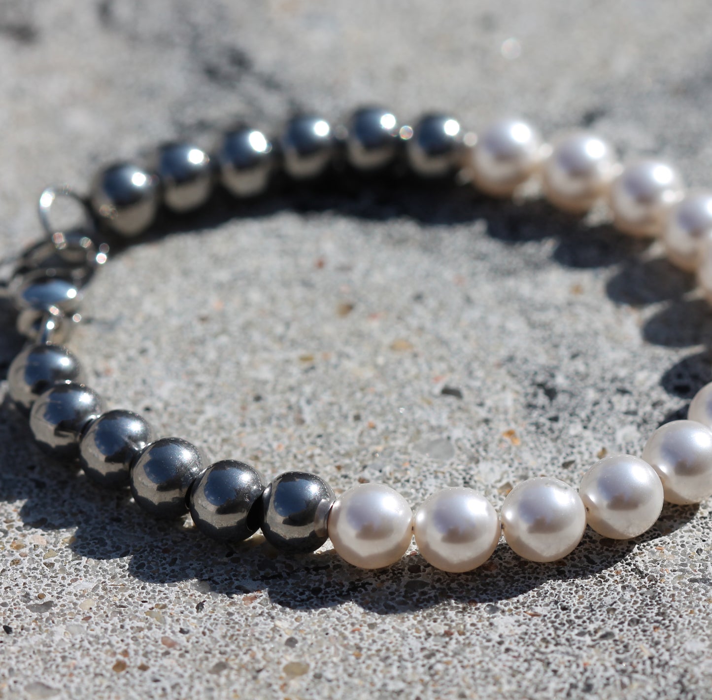 Steel Bead Bracelet